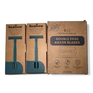 Bambaw Single Blade Razor Bundle - shaving essential